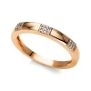 Ring 750/18K Rotgold Diamant 0.08ct.