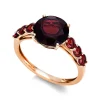 Ring 750/18K Rotgold Granat 4.5ct.