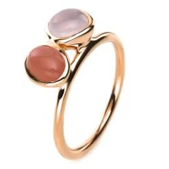 Ring 750/18K Rotgold Mondstein 1.91ct.