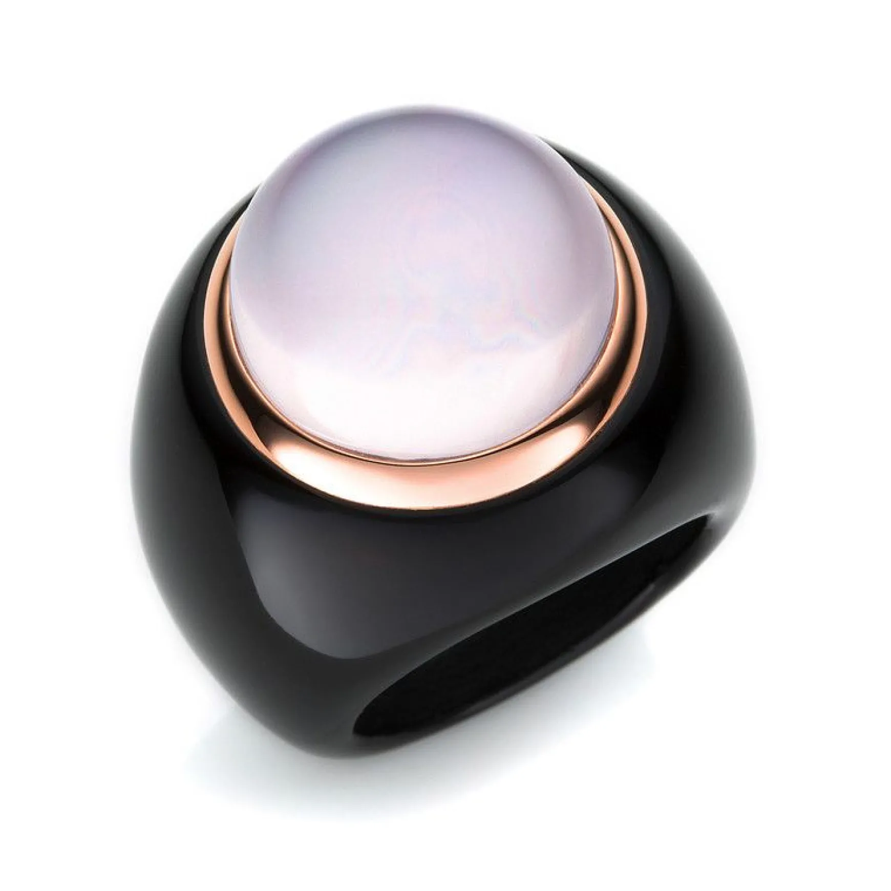 Ring 750/18K Rotgold Rosenquarz 15.99ct.