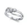 Ring 750/18K Weissgold Diamant 0.51ct.