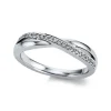 Ring 750/18K Weissgold Diamant 0.12ct.