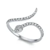 Ring 750/18K Weissgold Diamant 0.34ct.
