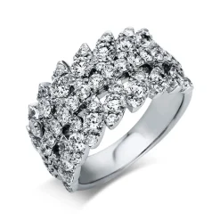 Ring 750/18K Weissgold Diamant 2.4ct.