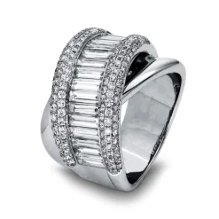 Ring 750/18K Weissgold Diamant 2.85ct.