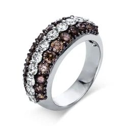 Ring 750/18K Weissgold Diamant 2.74ct.