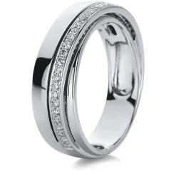 Ring 750/18K Weissgold Diamant 0.26ct.