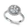 Ring 750/18K Weissgold Diamant 0.99ct.