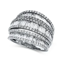 Ring 750/18K Weissgold Diamant 2.74ct.