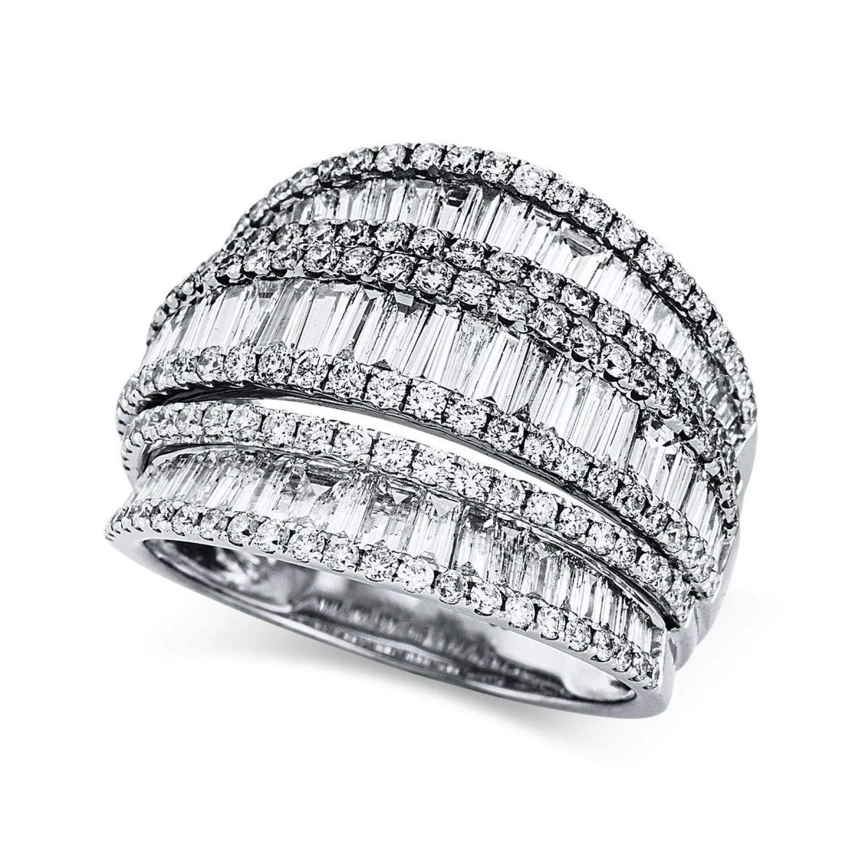 Ring 750/18K Weissgold Diamant 2.74ct.