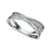Ring 750/18K Weissgold Diamant 0.38ct.