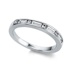 Ring 750/18K Weissgold Diamant 0.44ct.