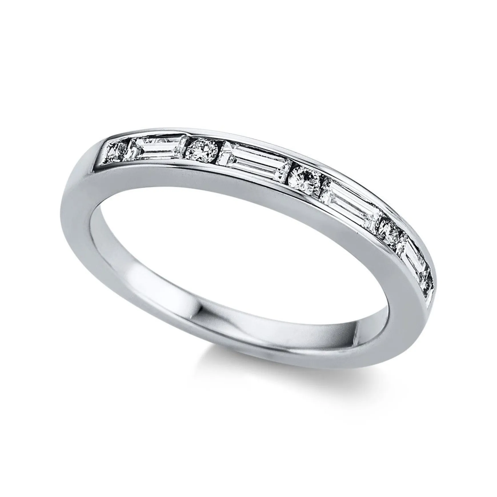 Ring 750/18K Weissgold Diamant 0.44ct.