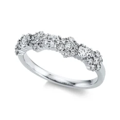 Ring 750/18K Weissgold Diamant 0.91ct.