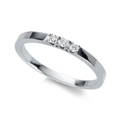 Ring 750/18K Weissgold Diamant 0.8ct.