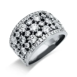 Ring 750/18K Weissgold Diamant 2.52ct.