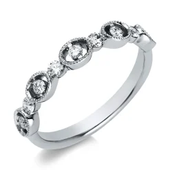 Ring 750/18K Weissgold Diamant 0.29ct.