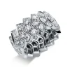 Ring 750/18K Weissgold Diamant 4.98ct.