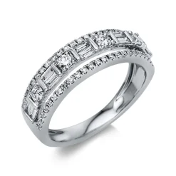 Ring 750/18K Weissgold Diamant 0.69ct.