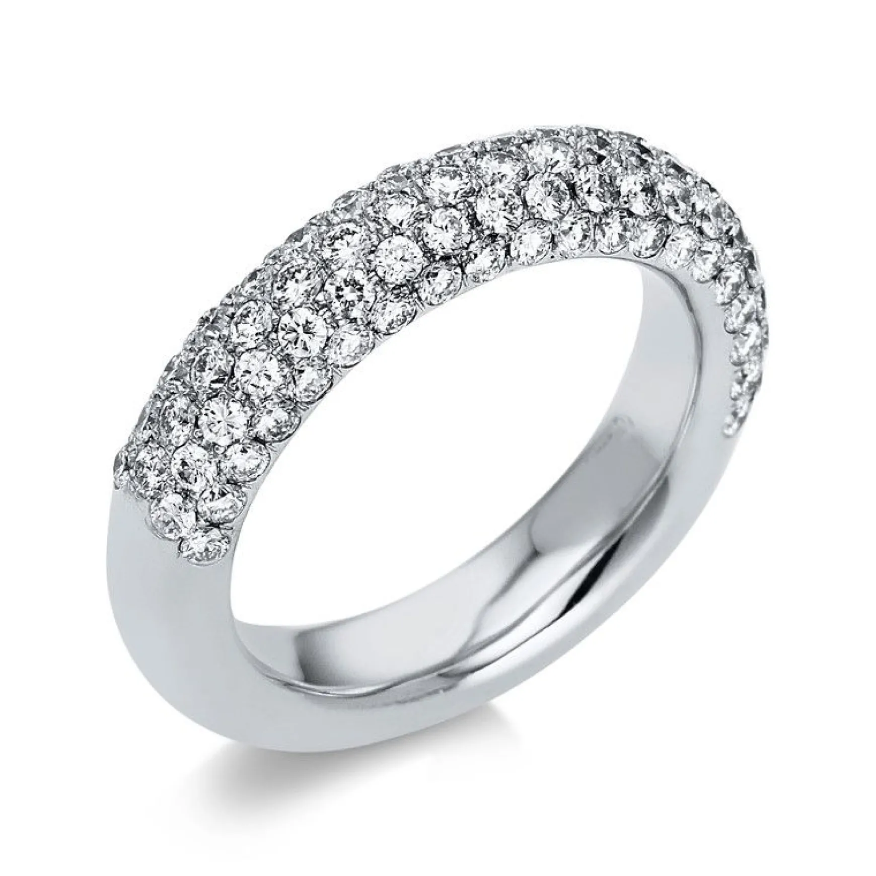 Ring 750/18K Weissgold Diamant 1.55ct.