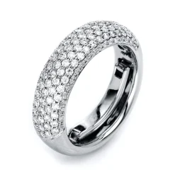 Ring 750/18K Weissgold Diamant 0.98ct.