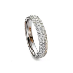 Ring 750/18K Weissgold Diamant 0.89ct.