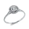 Ring 750/18K Weissgold Diamant 0.3ct.