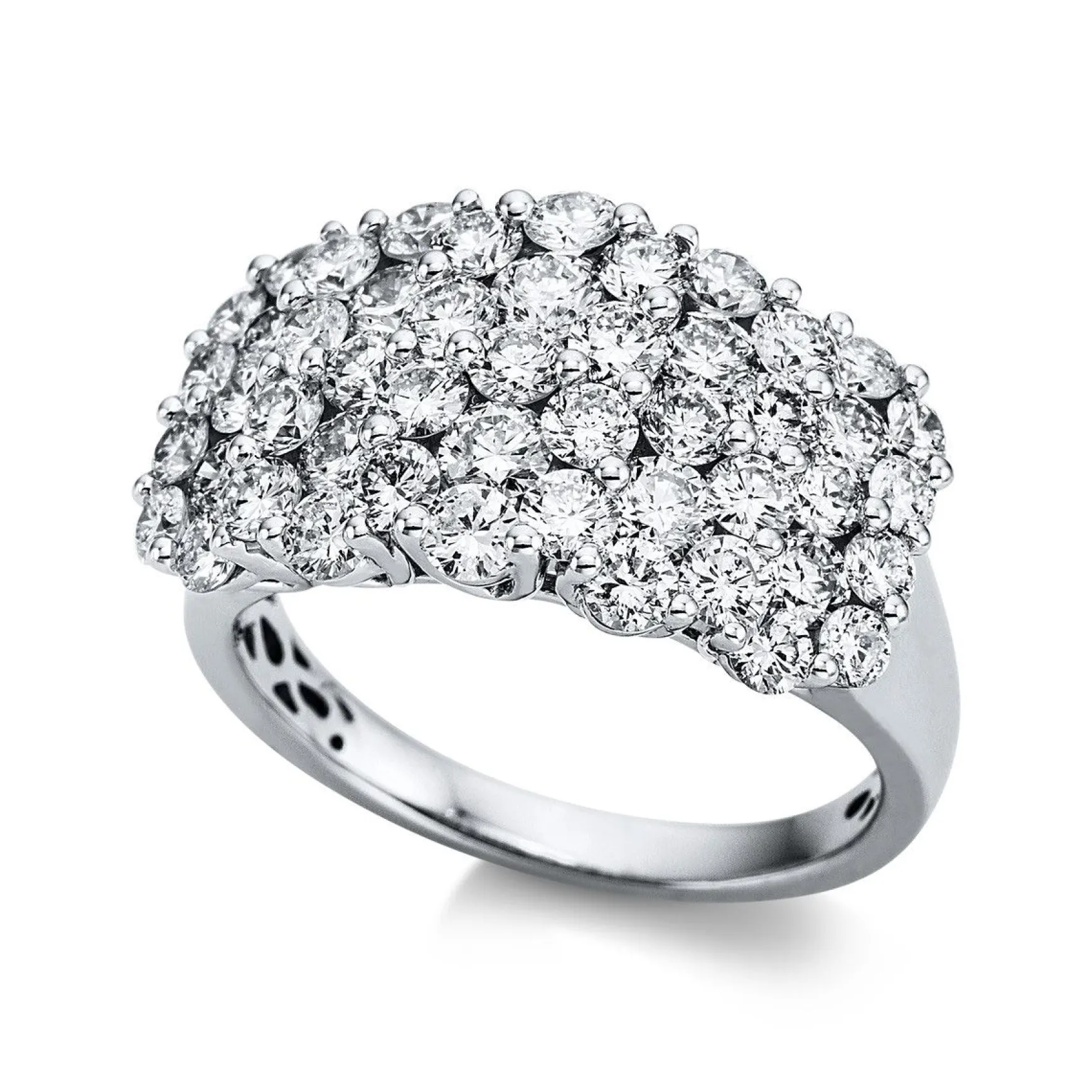 Ring 750/18K Weissgold Diamant 3ct.