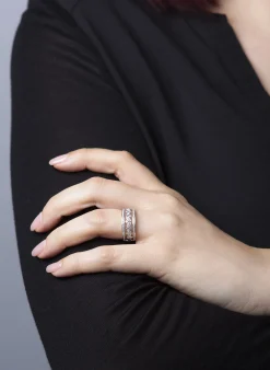 Ring 750/18K Weissgold Diamant 0.47ct.