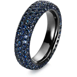 Ring 750/18K Weissgold Safir 4.6ct.