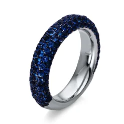 Ring 750/18K Weissgold Safir 2.77ct.