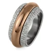 Ring 750/18K Weissgold/Rotgold Diamant 1.44ct.