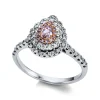 Ring 750/18K Weissgold/Rotgold Diamant 0.53ct.