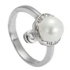 Ring Silber 925 Süsswasserperle Zirkonia