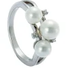 Ring Silber 925 Zirkonia Süsswasserperle