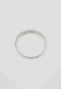 Ring Weissgold 750 Brillanten 0.10ct. Rivère 4-Grifffassung (54)