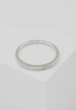 Ring Weissgold 750 Brillanten 0.10ct. Rivère Kanalfassung (52)