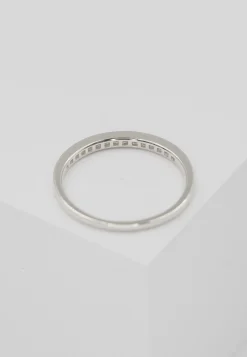 Ring Weissgold 750 Brillanten 0.10ct. Rivère Kanalfassung (52)