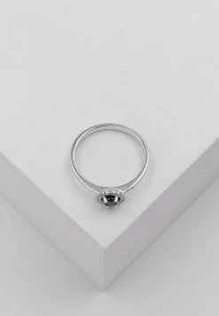 Ring Weissgold 750 Diamant 0.096ct. Saphir 0.26ct.