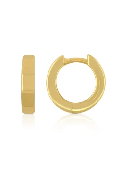 Scharnier-Creolen Gelbgold 750, 12mm