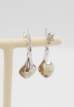 Schmuckset Silber 925 Zirkonia, 28x11mm