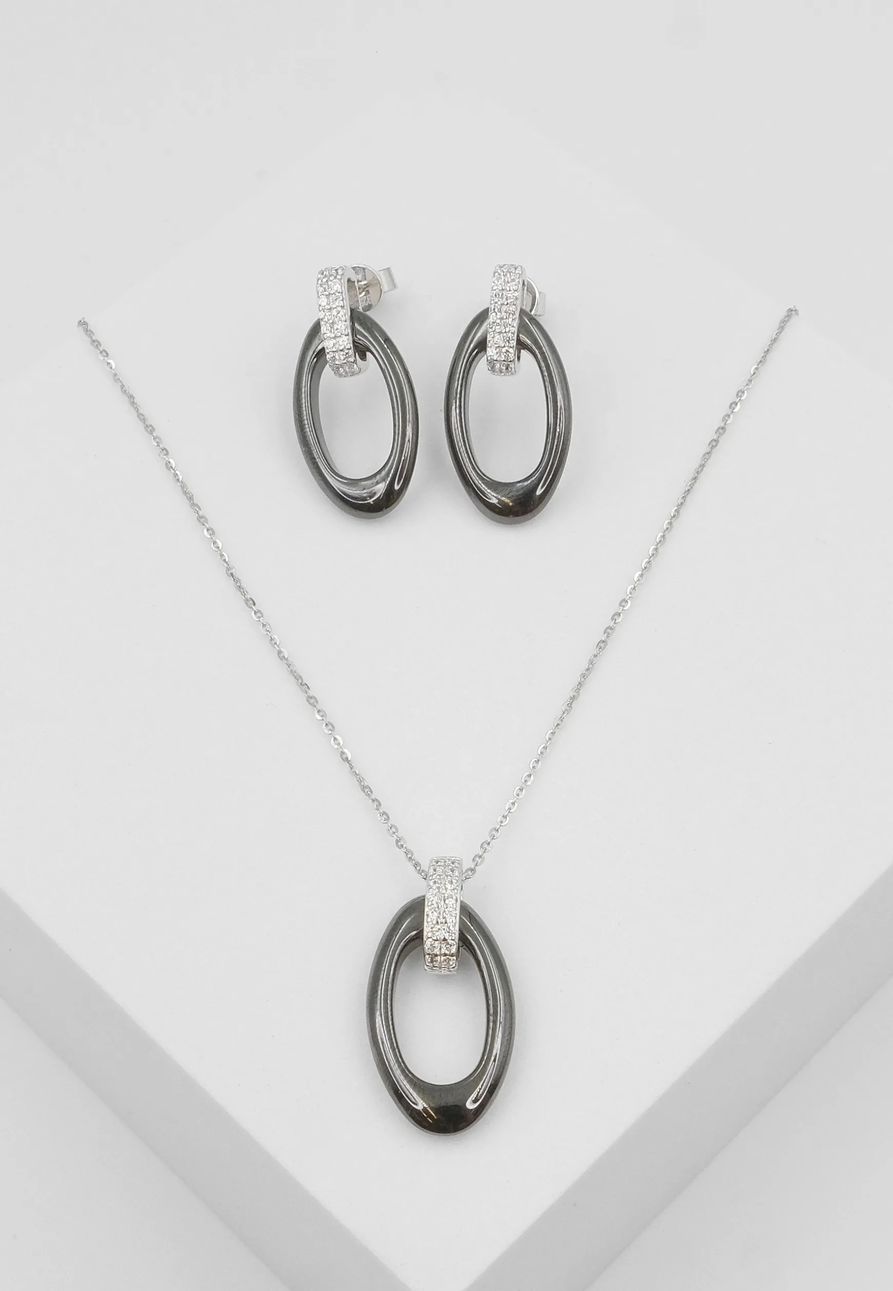 Schmuckset Silber Ceramic 925