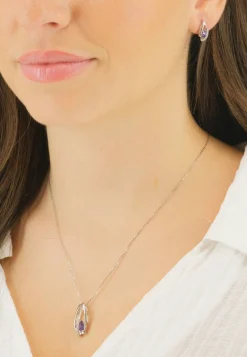 Schmuckset Silber Zirkonia 925