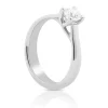 Solitaire Ring Diamant 0.50ct. Weissgold 750