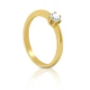 Solitaire Ring Diamant 0.25ct. Gelbgold 750