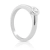Solitaire Ring Diamant 0.20ct. Weissgold 750