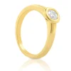 Solitaire Ring Diamant 0.40ct. Gelbgold 750