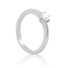 Solitaire Ring Diamant 0.40ct. Weissgold 750