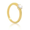 Solitaire Ring Diamant 0.50ct. Gelbgold 750