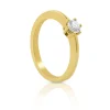 Solitaire Ring Diamant 0.30ct. Gelbgold 750